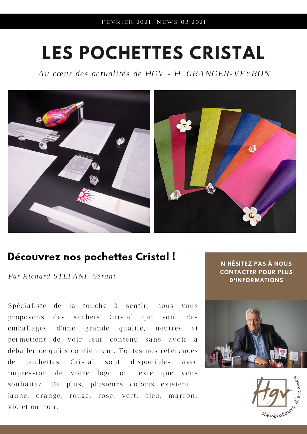 Image du document pdf : brochure des pochettes cristal de hgv - h. granger-veyron  